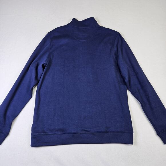 Vineyard Vines Boys Half Zip Pullover Deep Bay Blue Lightweight Sweatshirt XL 18 - Picture 3 of 13